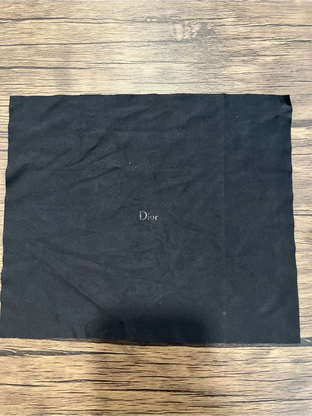 DIOR GLASSES CASE/Authentic Black Magnetic Closure Cleaning Cloth Logo